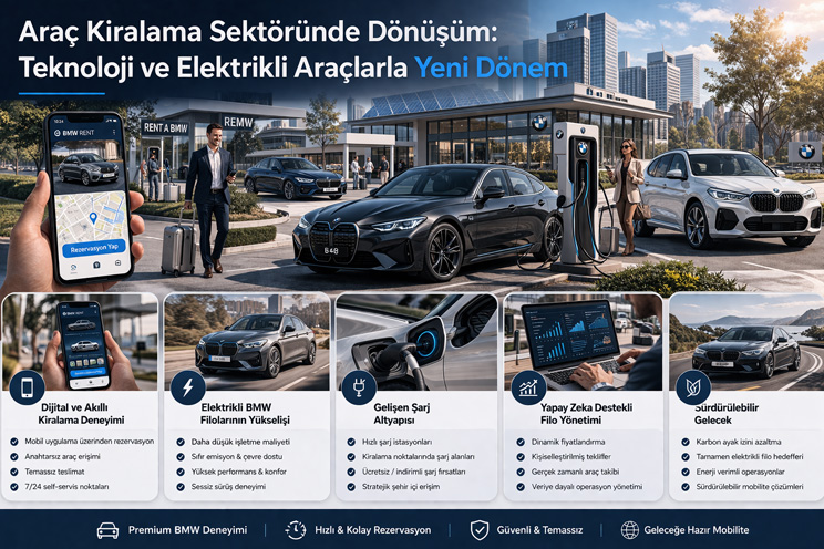 Araç Kiralama Sektöründe Yenilikler ve Elektrikli Araçların Yükselişi