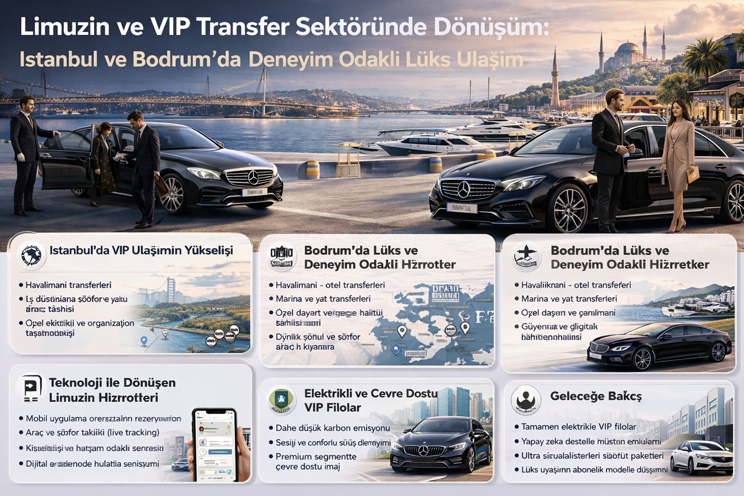 Limuzin Sektöründe Yeni Dönem: İstanbul ve Bodrum’da Lüks Ulaşımın Evrimi